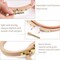 5 Pcs 5 Sizes Beech Wood Embroidery Hoops, Cross Stitch Hoop Wooden Circle for Embroidery, Cross Stitch, Needlework, Art Craft Sewing and Hanging, Wedding Wreath Decoration